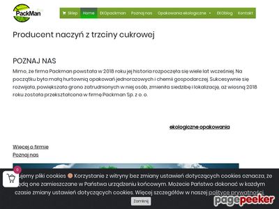 Www.ekologicznenaczynia.pl/ | oOakowania dla cateringu